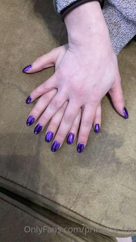 Pay for my new nails and I’ll give you a lifetime membership..