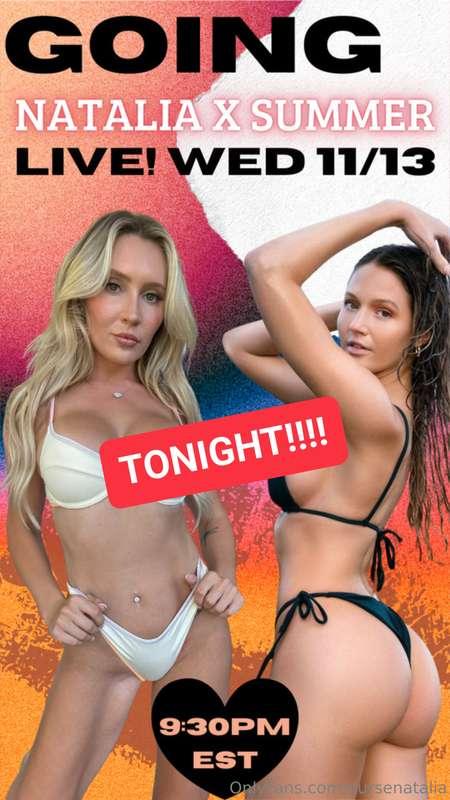 Hey guys! @summerlynnunlocked is so excited about our live t..