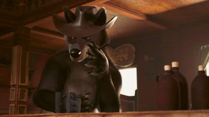 <Additional render> Saloon