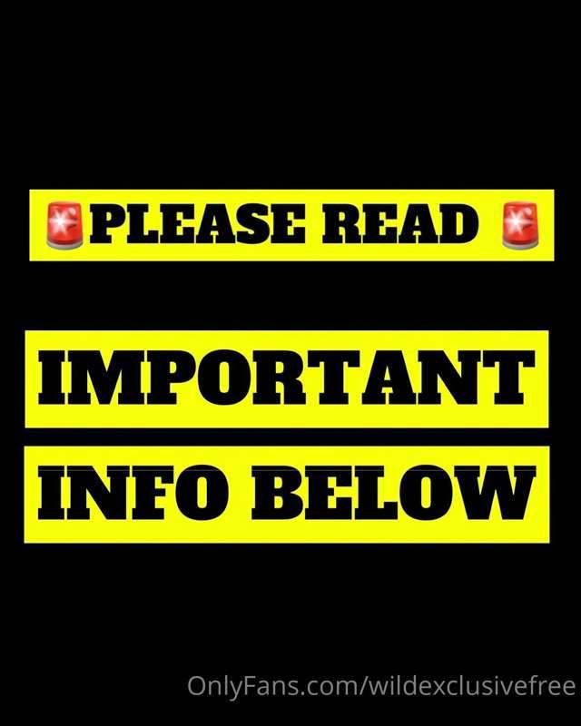 🚨PLEASE READ IMPORTANT INFO🚨  Sorry to everyone that is subs..