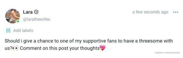Now that i know my fans better, and feel the support to my c..