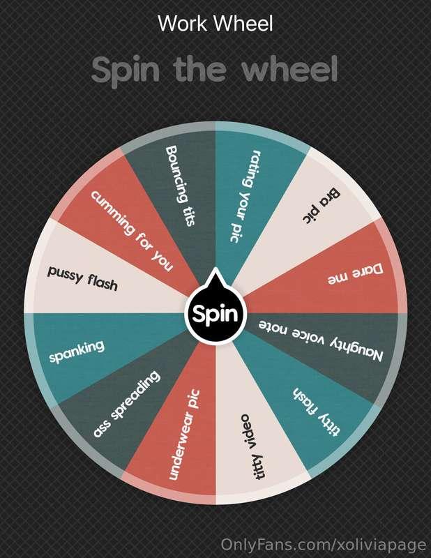 Who wants to wheel spin while I’m bored at work today? ***$5..