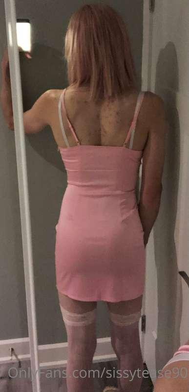 Pink night dress up skirts 🤪