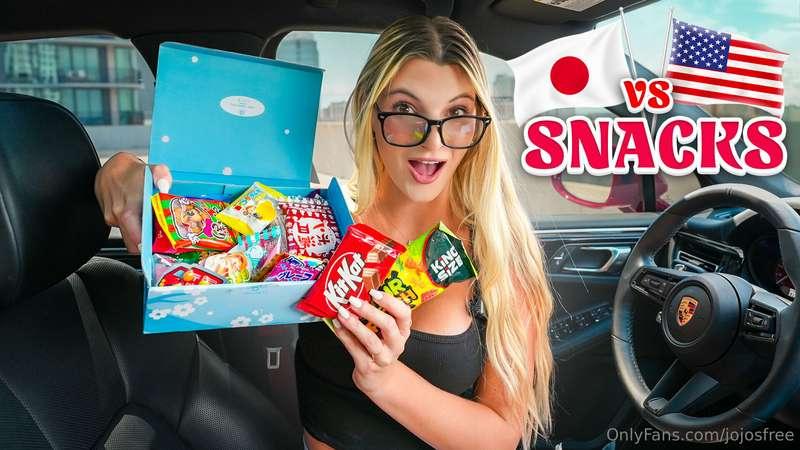 Japanese vs. American Snacks Taste Test 🍭  Comparing Japanes..