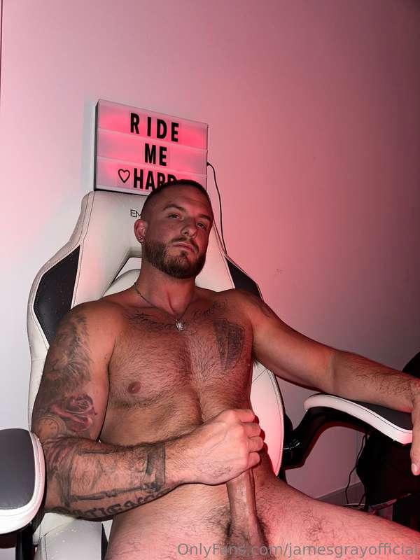 Don’t you wish it was your mouth gripping this cock instead?..