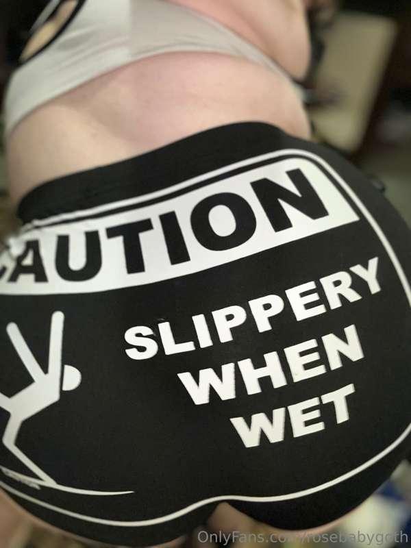 ## ⚠️ CAUTION - SLIPPERY WHEN WET 🌊🌊🌊