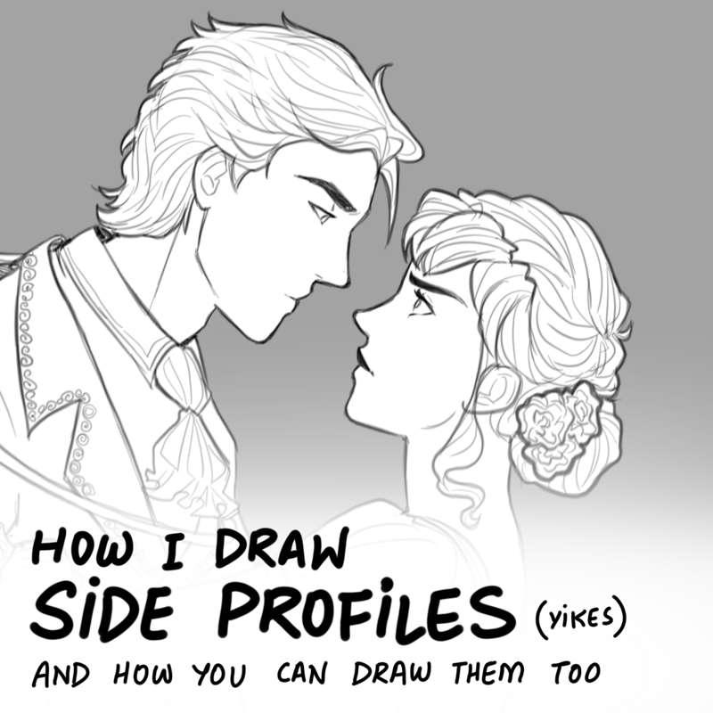SIDE PROFILES- How I draw them