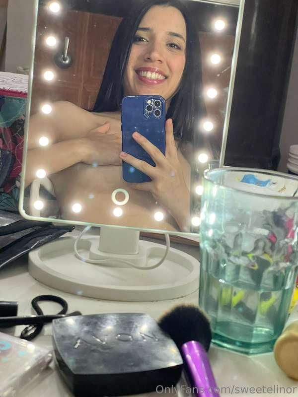 Well, I just tried to work some magic on my face. How'd I do..