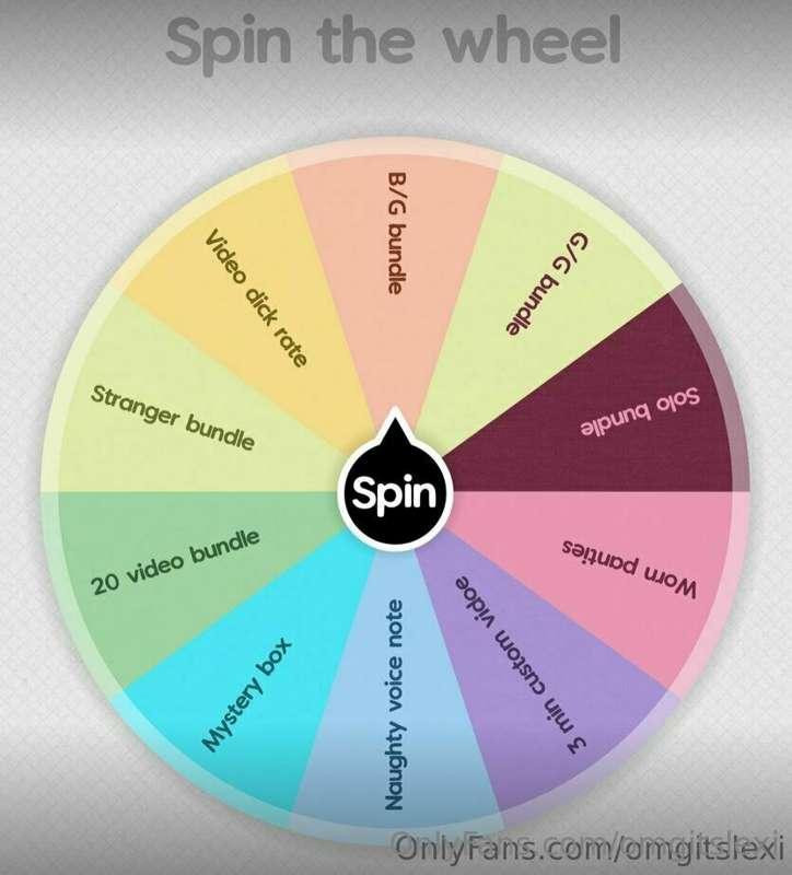🎡 SPIN the WHEEL GAME!!! 🎡 🎟️ $20 = 1 spin 🎟️🎟️ $40 = 2 spin..
