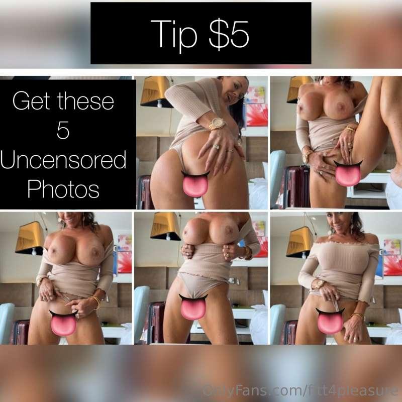 Get these 5 Brand New Pussy Photos when you tip this post $5..