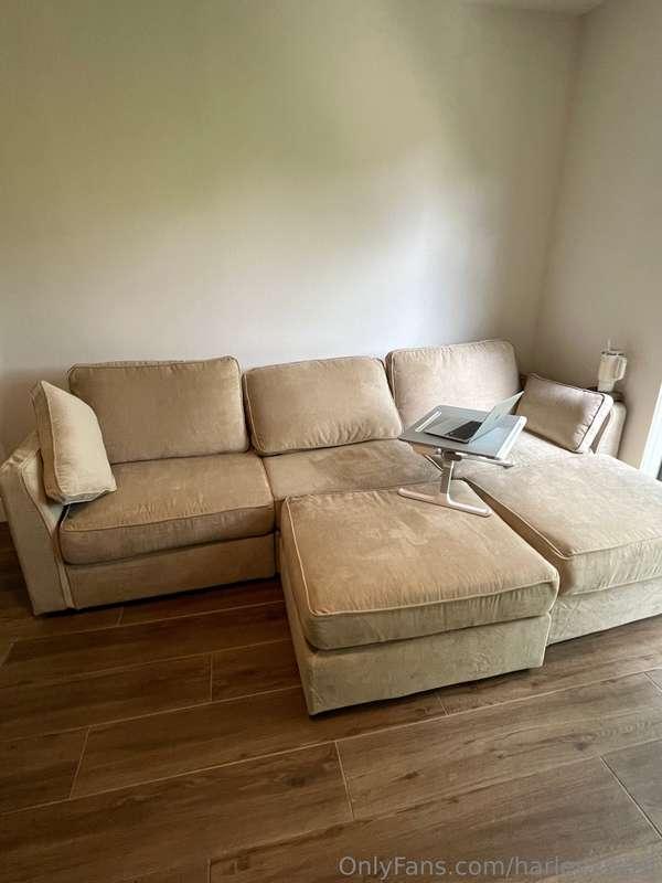 couch is all set up! I decided to splurge and get one for my..