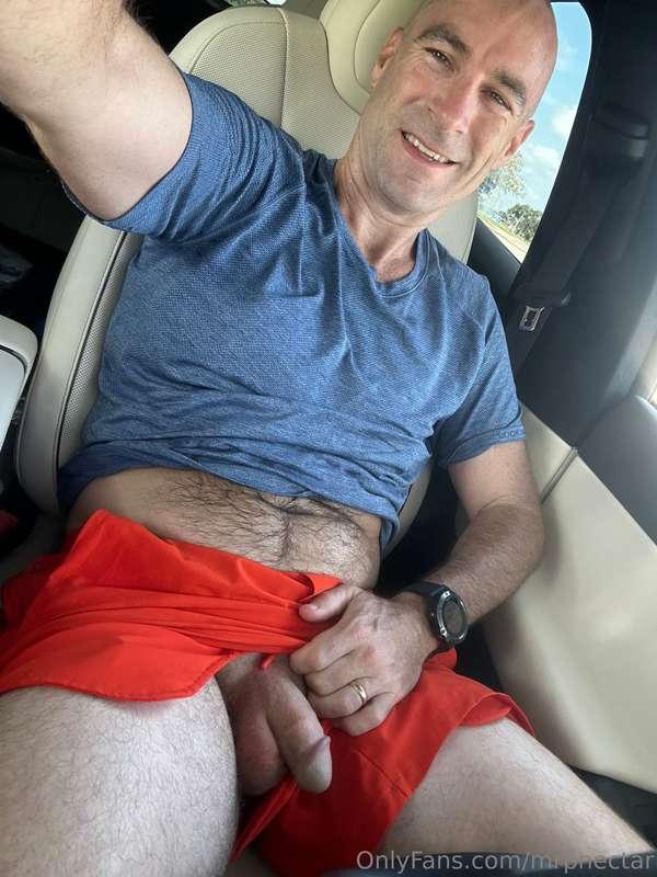 I run commando. My dick and balls flop around quite a bit. G..