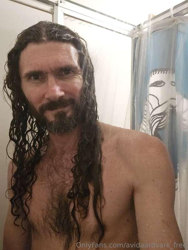Relaxing in the shower after chainsaws logs and stumps most ..