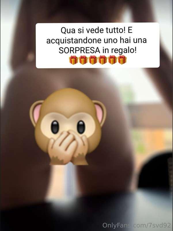 Qua si vede tutto! E acquistandone uno hai una
SORPRESA in r..