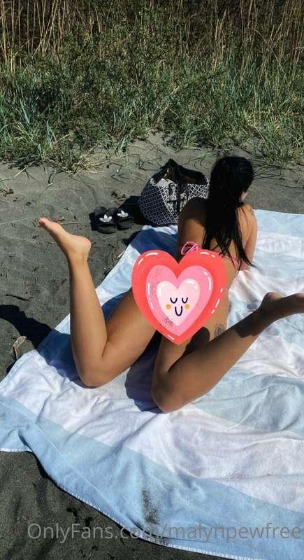 flere strandbilder på VIP, og flere nye videoer! 🫢 https://o..