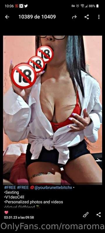 #FREE #FREE 💋@yourbrunettebitchx •
•Sexting
•V1deoC4ll 
•Per..