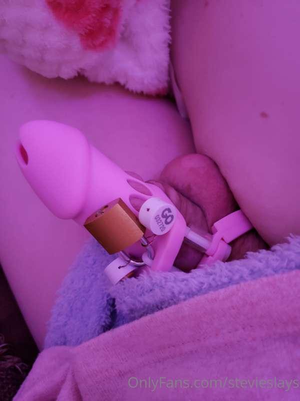 Been in chastity for 12 hours! How long will we last? 😈🥵🥵🤪