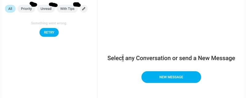 I keep trying to do messages and this is all I have been abl..