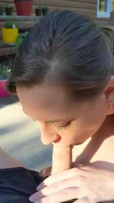 Some quick fun in the garden. I wonder if the neighbors saw...