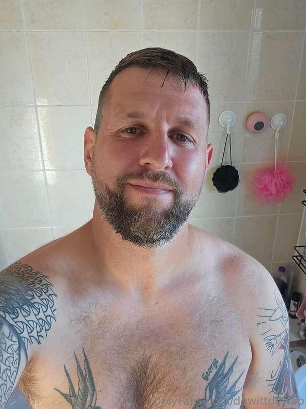 All clean after a long day at work. Time to relax now 