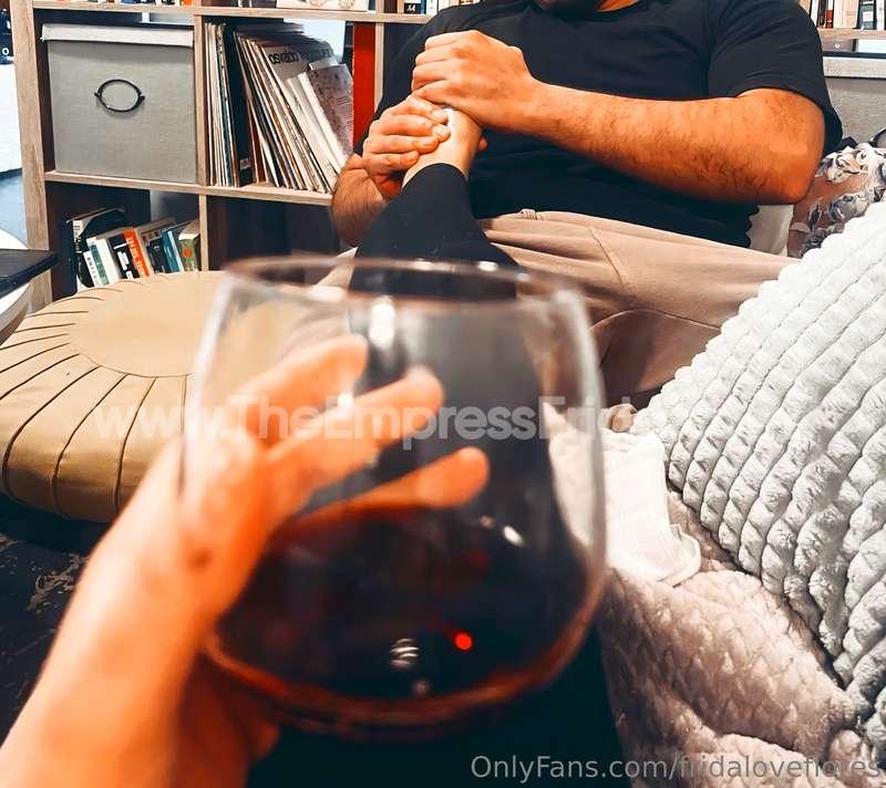 Getting my feet rubbed by My Bull, but we're only just getti..