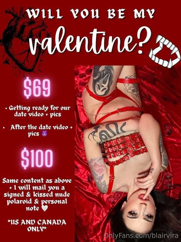 Will you be my Valentine? 💋
This Valentines I wanted to do s..