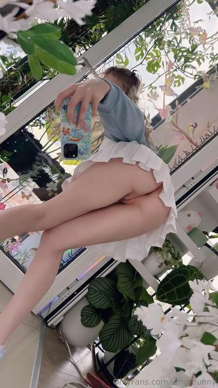 Your POV when we’re out and I go to pick something up in fro..
