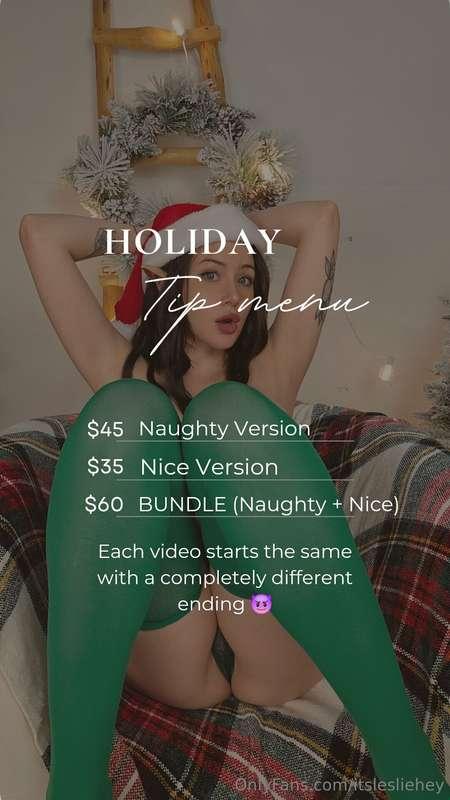 Here to judge whether you've been naughty or nice this year ..