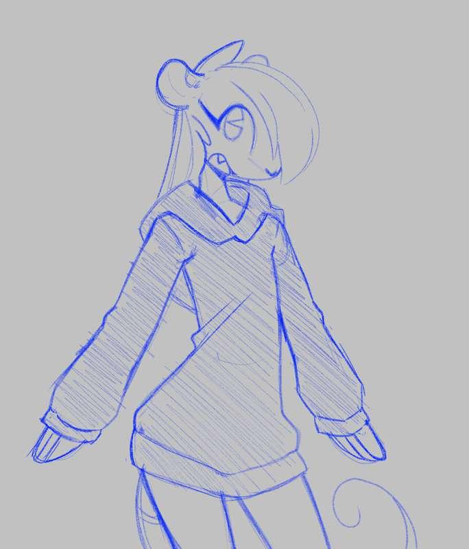 Reggie Hoodie Sketch