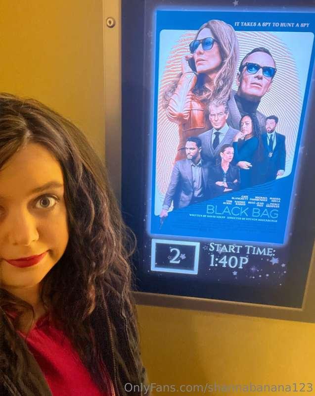I went to see a movie at the theater today. How’s your weeke..