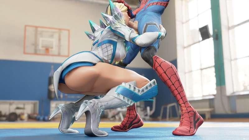 [10$ | Poster] Emma Frost Cleans Out Spidey's Webs (4K)(Alts)