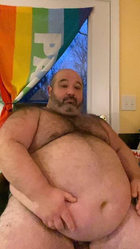 Naked & Stuffed Belly Jiggles