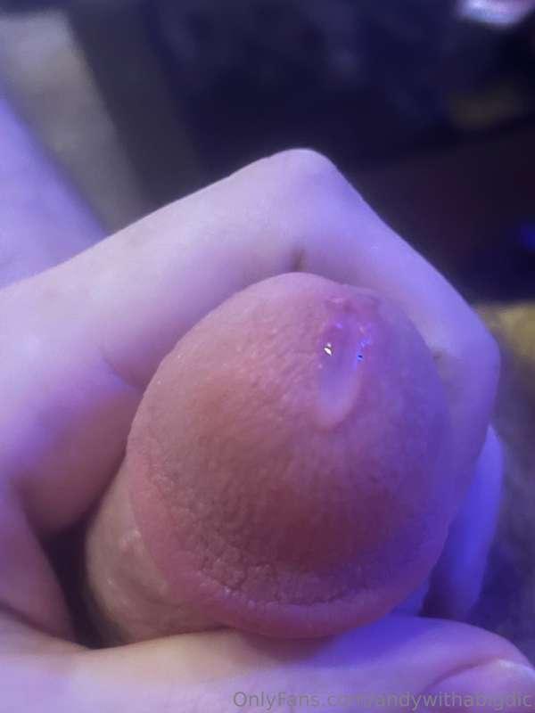 Cum leaking out my dick