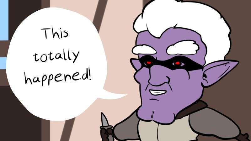 DND Animated - The Drow Rogue