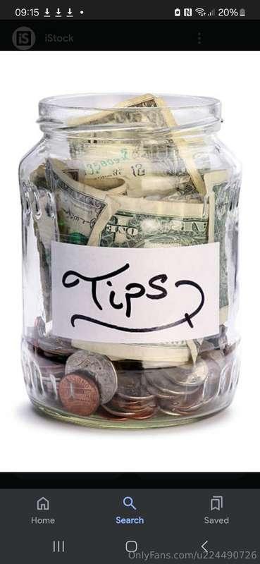 Tips are always much appreciated. If u tip me u will get a r..