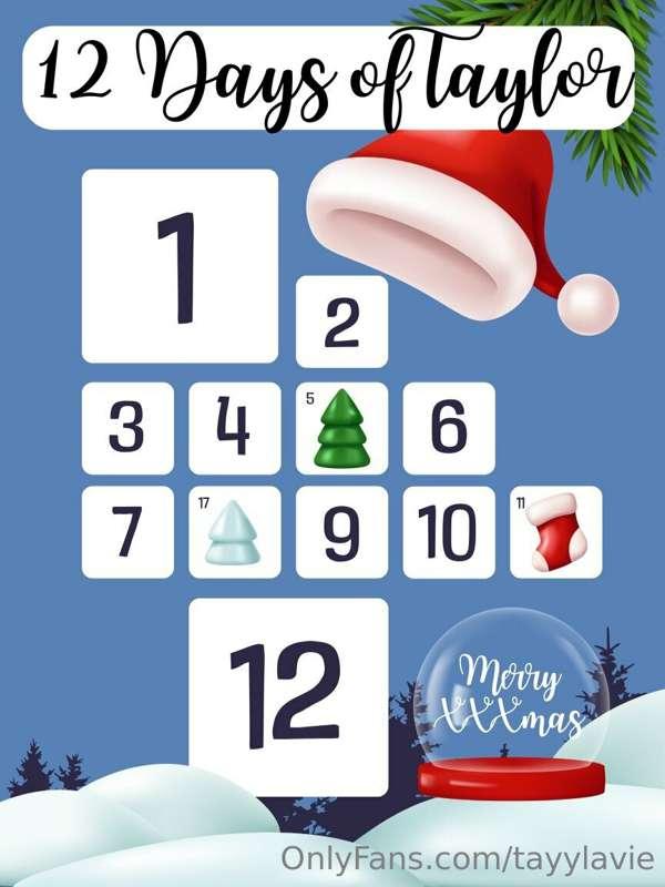 WHO IS READY FOR THE FIRST DAY OF CHRISTMAS????!