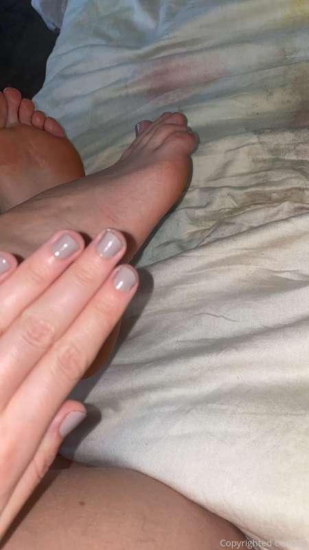 Who likes feet? Freshly soaked, exfoliated and moisturised w..