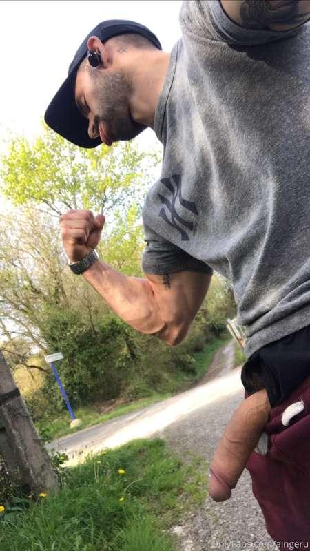 I said I was going to walk the dog 😈👅