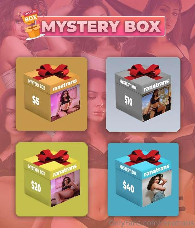 Mystery boxHere is the babe mystery box game, open these box..