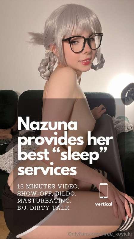 **Nezuna** invites you over for some quality time... do you ..