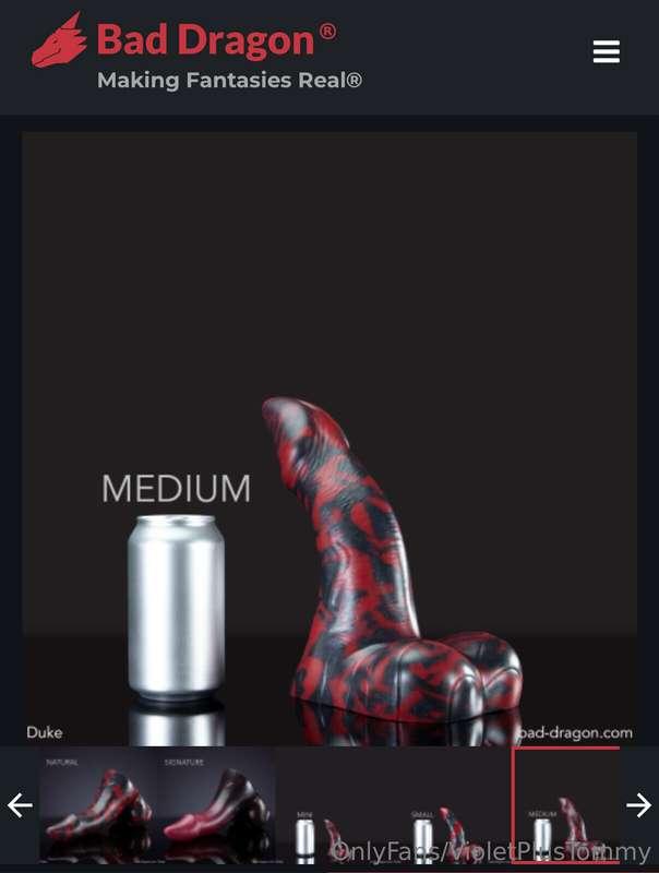 I’d like to try another monster dildo and I’ve set my sights..