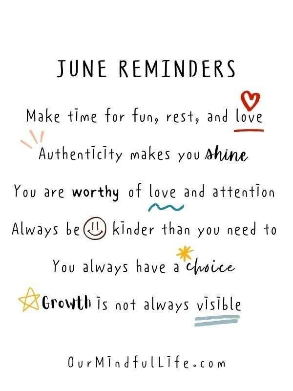 Jive into June 💌☀️ [Monthly Message]