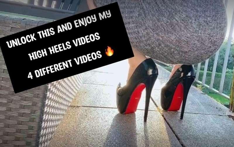 Love wearing sexy High Heels !  
 😍 👠
***4 different HIGH HE..