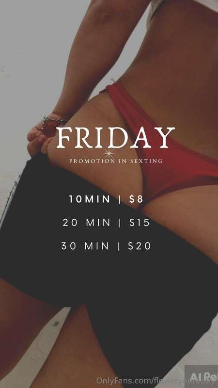 Friday only promotion 💋❤️‍🔥