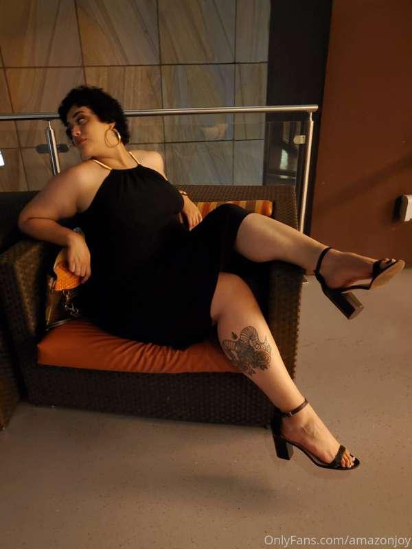 Waiting for my slave to bring me my next drink, and him beco..