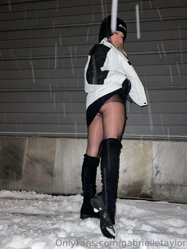 Would you lift my skirt in the snow?