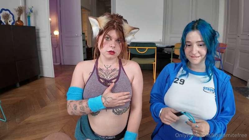 Look at how the sight of your hard cock made us 😳