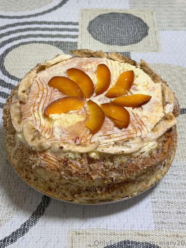 🍰 Tasty of the day: cheesecake!I baked it for the first time..