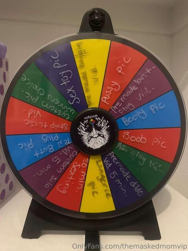Spin the wheel! Everyone is a winner!$10 for 1 spin$15 for 2..