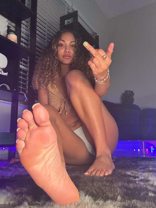 Got you going crazy over these soles like " she loves me she..